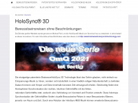 holosync3d.de Webseite Vorschau