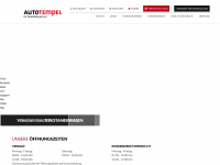 autotempel.ch Webseite Vorschau