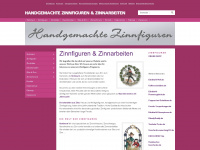 zinn-kunsthandwerk.de Webseite Vorschau