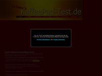 kaffeepad-test.de Webseite Vorschau