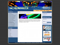uv-elements.de Webseite Vorschau