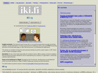 iki.fi Webseite Vorschau