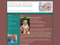 sing-and-heal.de Webseite Vorschau