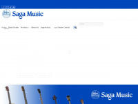 sagamusic.com Webseite Vorschau
