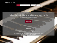 klavier-hofinger.com Webseite Vorschau