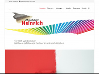 malerbetrieb-heinrich.de Webseite Vorschau