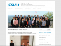 csu-badstaffelstein.de Webseite Vorschau