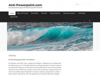 anti-powerpoint.com Webseite Vorschau