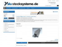 alu-stecksysteme.de Webseite Vorschau
