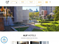 alifhotels.com Webseite Vorschau