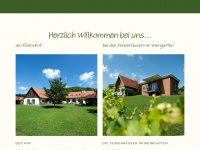 kuerbishof.at Webseite Vorschau
