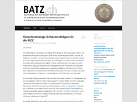 batz.ch Webseite Vorschau