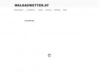 walgauwetter.at Webseite Vorschau