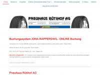pneuhaus-ruetihof.ch Webseite Vorschau