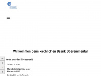 kirchlicher-bezirk-oberemmental.ch Webseite Vorschau