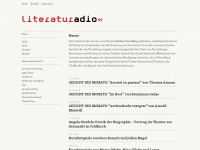 literaturradio.at Webseite Vorschau