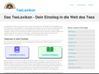 teelexikon.com Webseite Vorschau