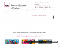 poster-galerie.de Webseite Vorschau