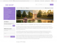 sisi-shop.at Webseite Vorschau