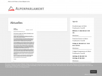 alpenparlament.ch Webseite Vorschau