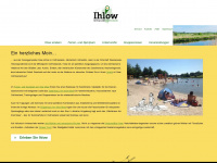 ihlow-tourismus.de Webseite Vorschau