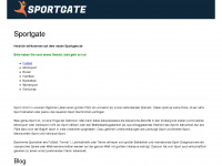 sportgate.de Webseite Vorschau