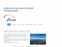 free-fly.de Webseite Vorschau