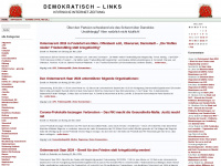 demokratisch-links.de Webseite Vorschau