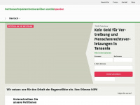 regenwald.org Webseite Vorschau