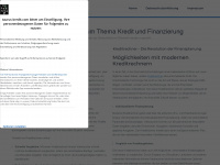 taurus-kredit.com Webseite Vorschau