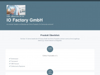 iofactory.de Webseite Vorschau