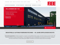 fee.de Webseite Vorschau
