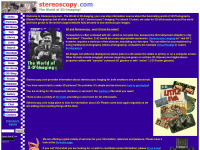 stereoscopy.com Webseite Vorschau
