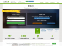 blitz24.eu Webseite Vorschau