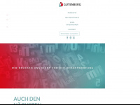 gutenberg.at Webseite Vorschau