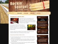 rockin-spargel.de Webseite Vorschau
