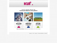 kuf.at Webseite Vorschau