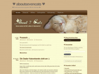 aboutsevencats.wordpress.com Webseite Vorschau
