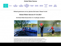 globalwaterdances.de Webseite Vorschau