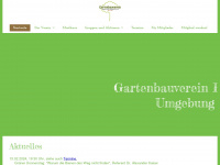 gartenbauverein-rosstal.de Webseite Vorschau