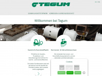 tegum.at Webseite Vorschau