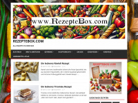 rezeptebox.com Webseite Vorschau