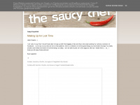 the-saucy-chef.blogspot.com Webseite Vorschau