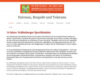 graefenberger-sportbuendnis.de Webseite Vorschau