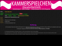kammerspielchen.com Webseite Vorschau
