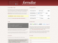 formalize.me Webseite Vorschau