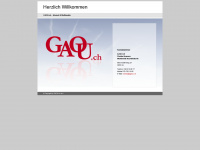 gaou.ch Webseite Vorschau