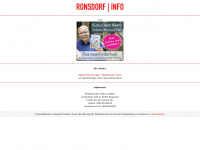 ronsdorf.info Webseite Vorschau