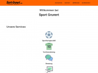 sport-grunert.de Webseite Vorschau