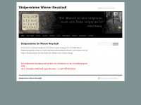 stolpersteine-wienerneustadt.at Webseite Vorschau